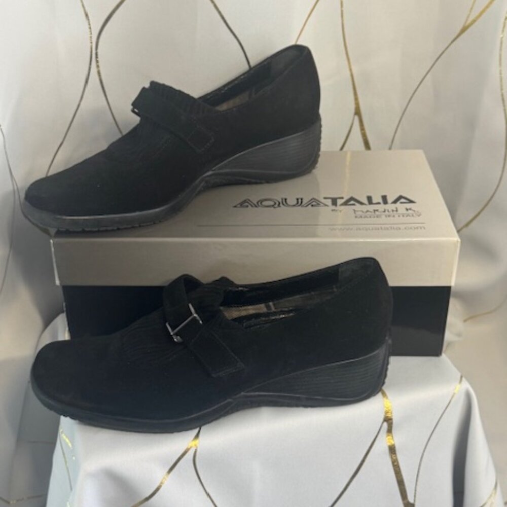 Aquatalia by Marvin K Mercy Wedge Loafer – Size 10